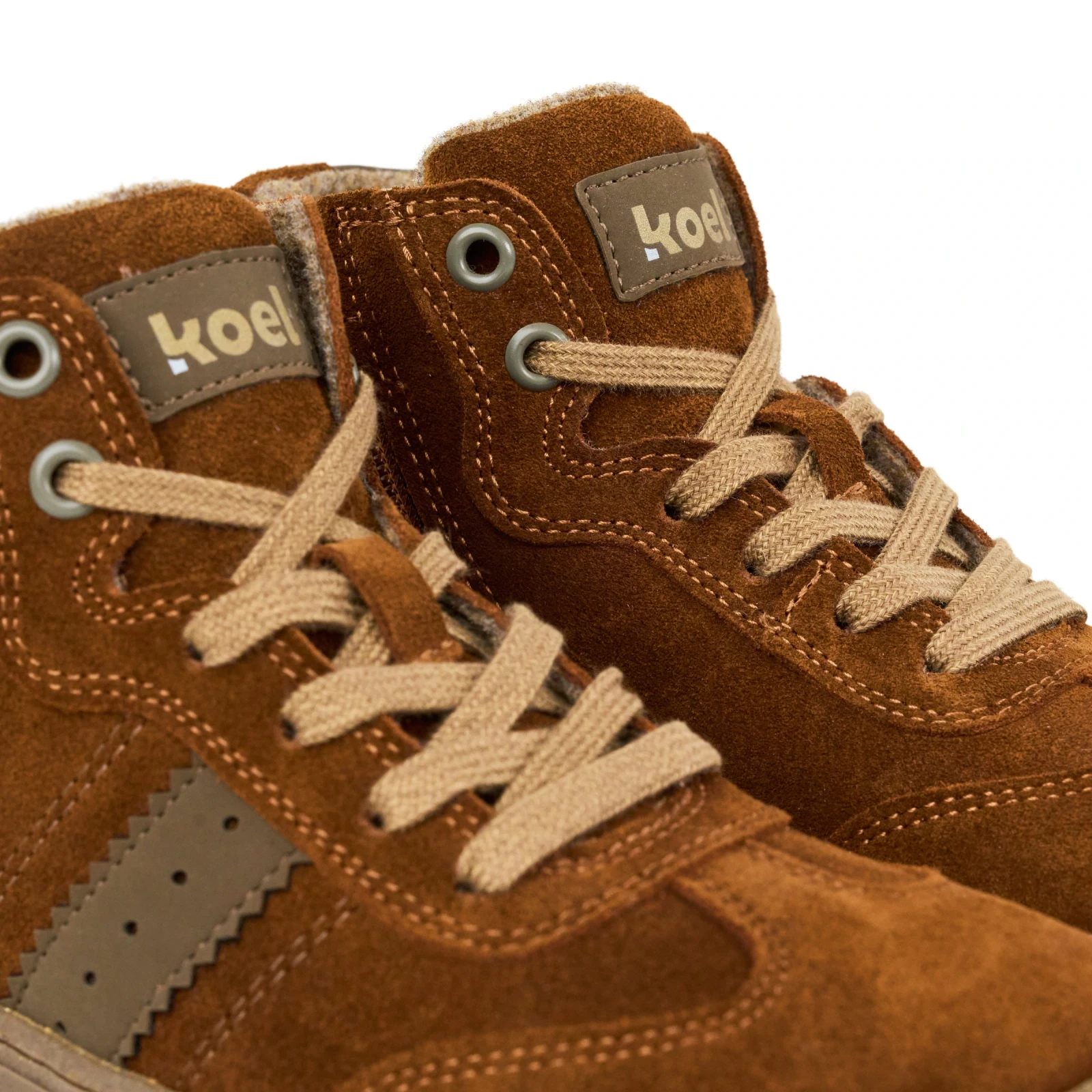 Кроссовки Koel DREW Tex Wool — коньячный, фото 4