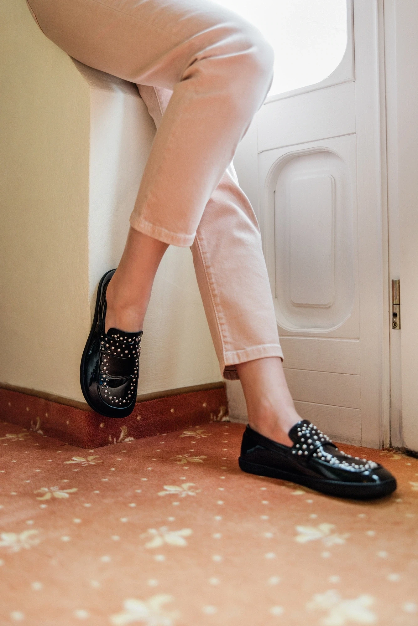 Босоногие туфли Shapen SHEEN — чёрный металлик, фото 9