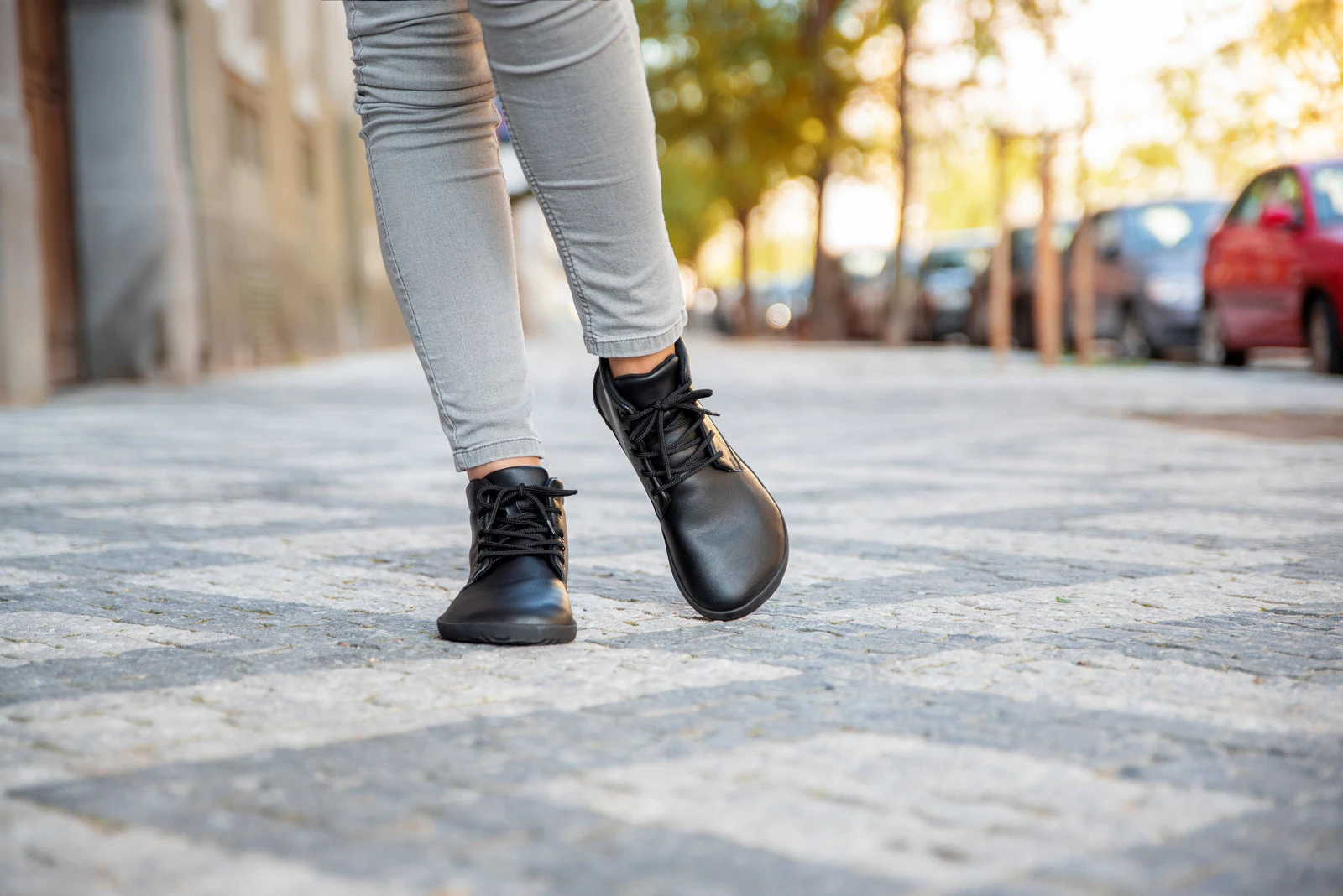Ботинки Ahinsa Sundara Ankle xWide Barefoot — чёрный, фото 9
