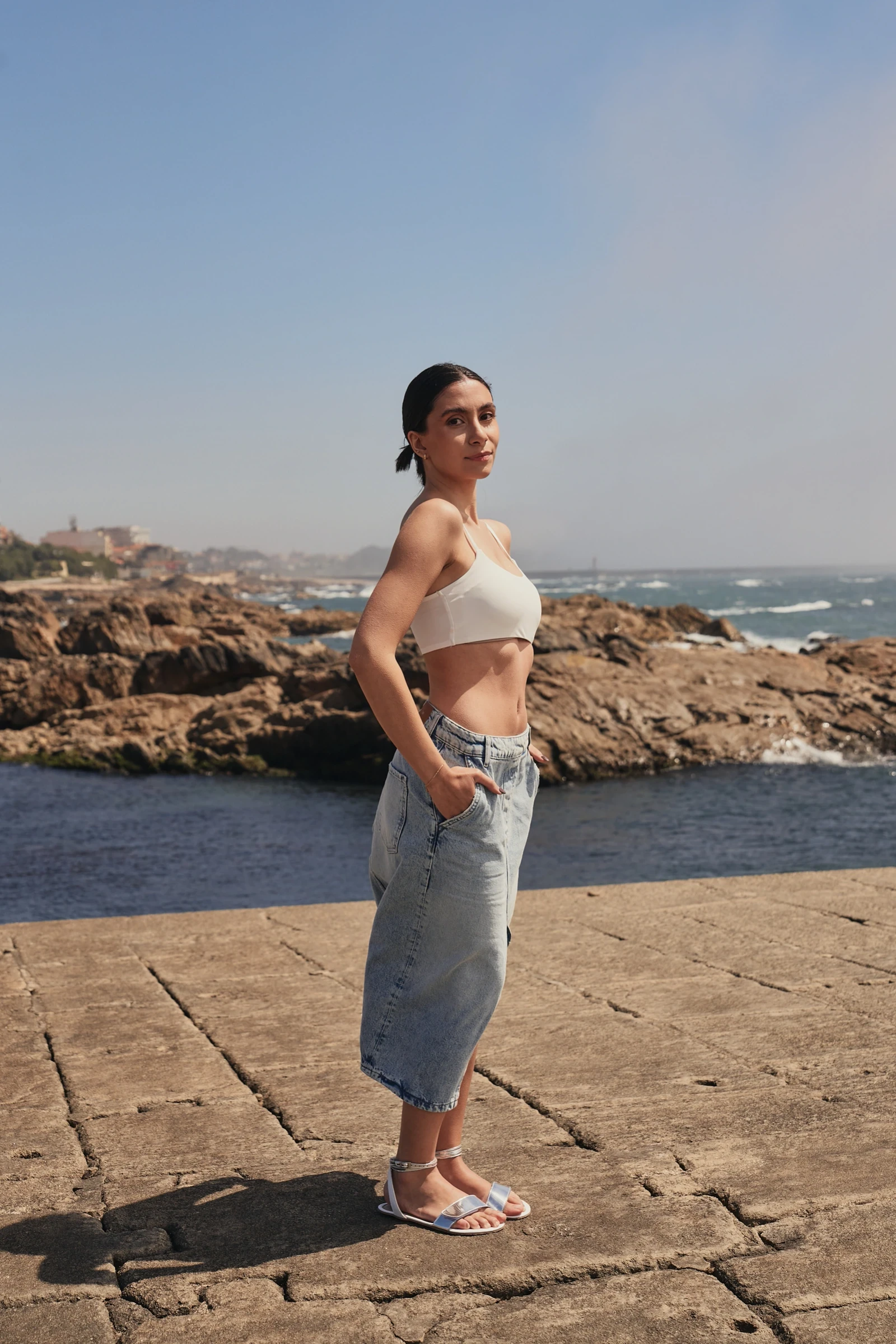 Босоногие сандалии Shapen DAISY 2.0 — белый, фото 2