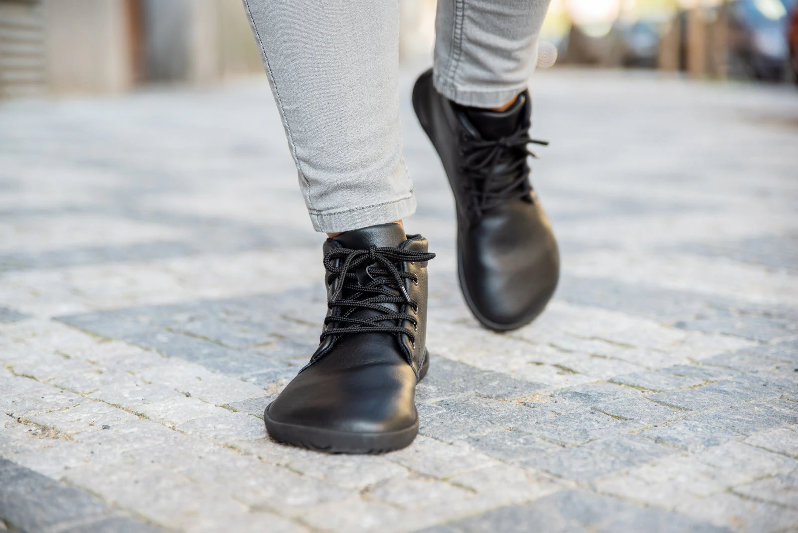 Ботинки Ahinsa Sundara Ankle xWide Barefoot — чёрный, фото 10