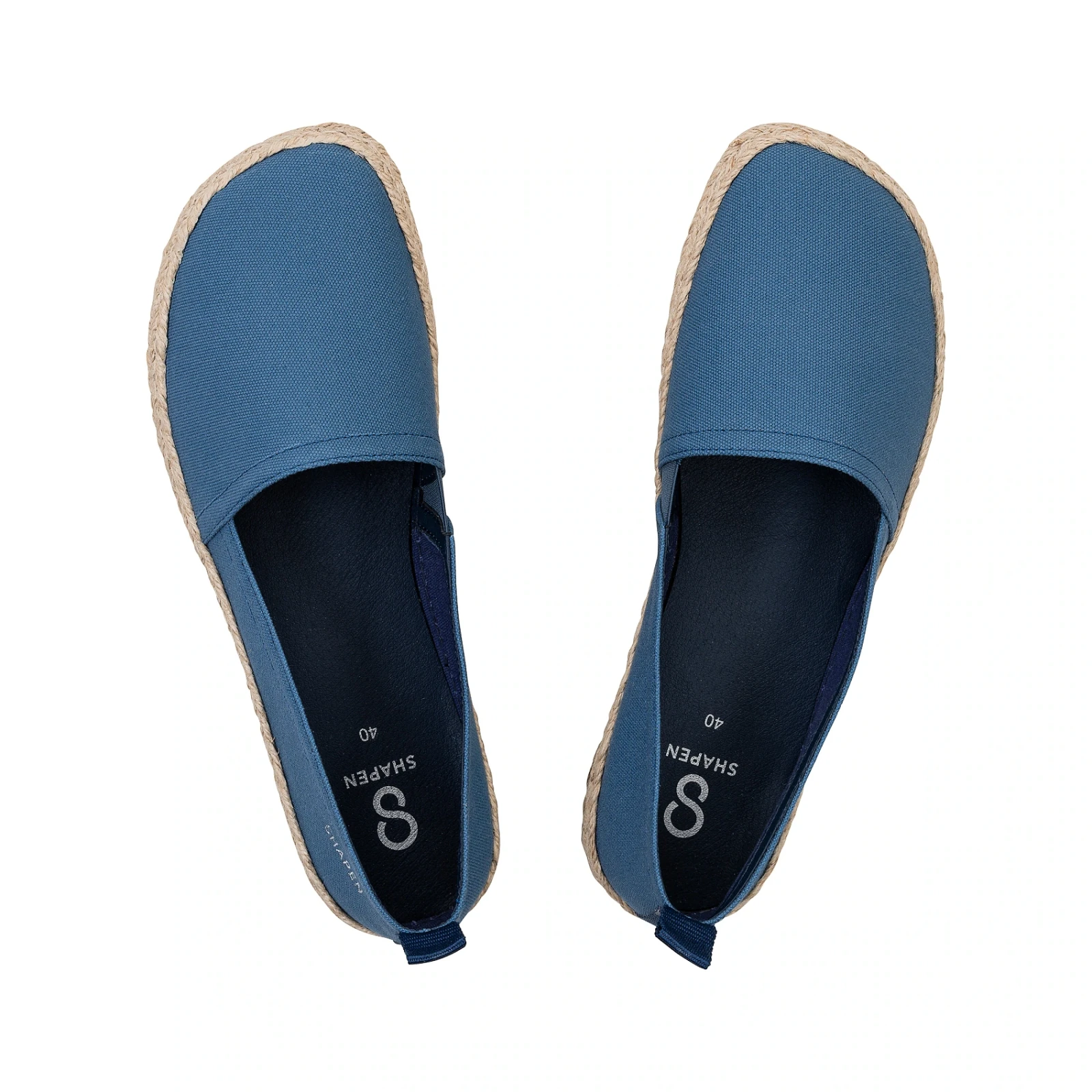 Босоногие слипоны Shapen PLAYA — индиго (веганское исполнение), фото 6